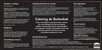 Catering de Buitenkok Eerbeek menukaart voorblad